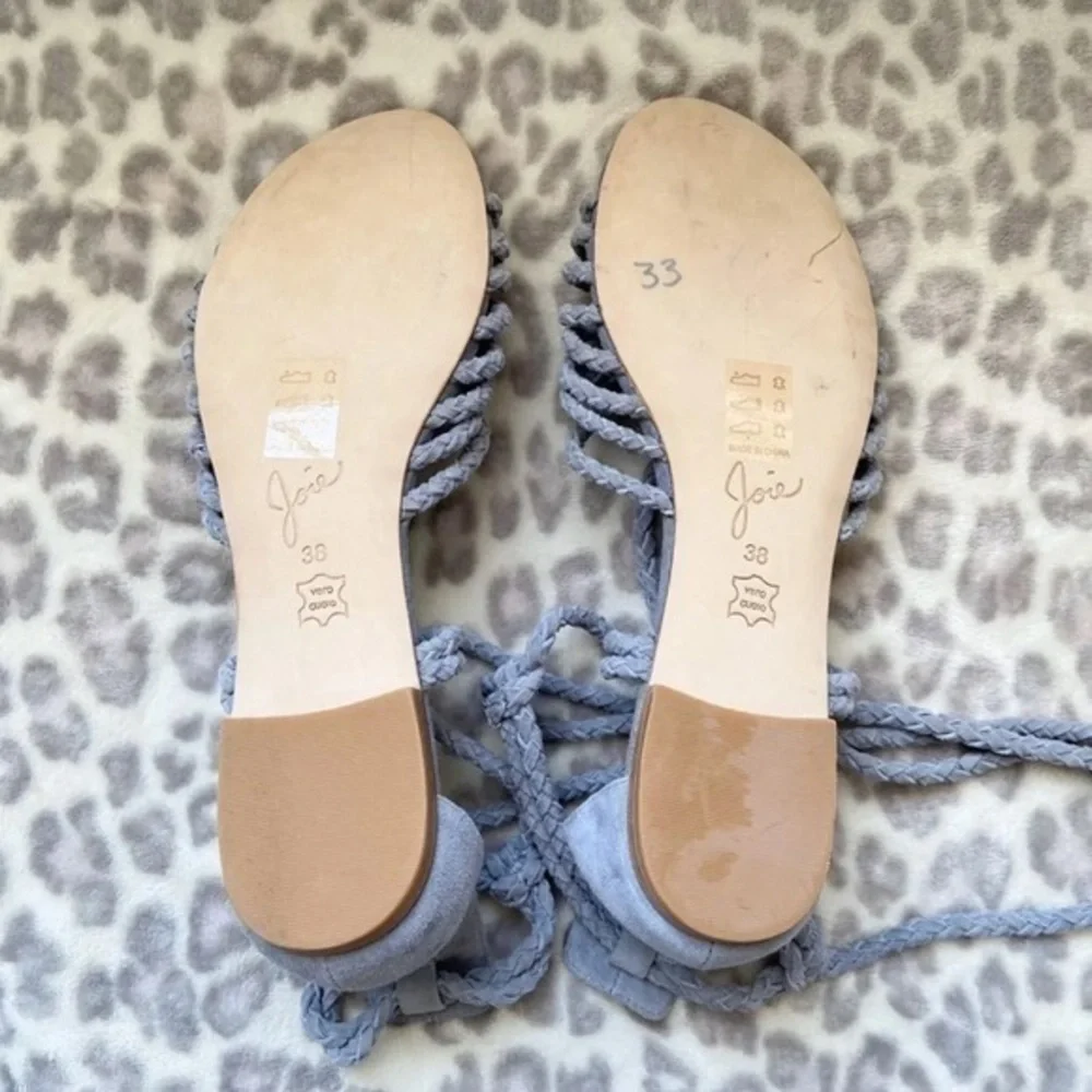 NEW Joie‎ Falk Skylark Boho Ankle Wrap Sandals